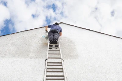 Peinture extérieure à la Vineuse sur Fregande — façades et ravalement